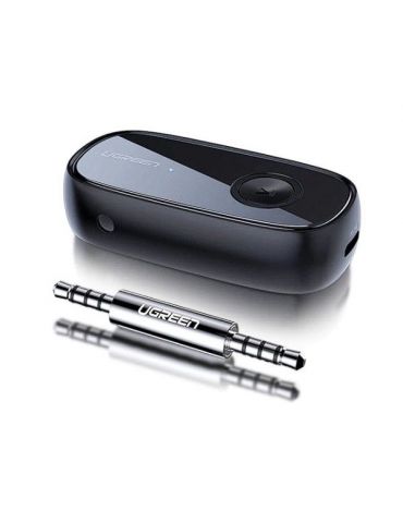 Adaptor bluetooth jack 3.5 ugreen cm279 acumulator inclus microfon inclus convertor audio wireless cu aptx versiune bluetooth Ug - Tik.ro