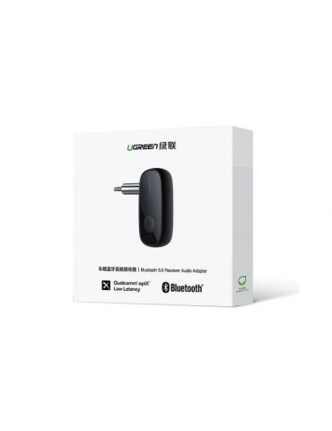 Adaptor bluetooth jack 3.5 ugreen cm279 acumulator inclus microfon inclus convertor audio wireless cu aptx versiune bluetooth Ug