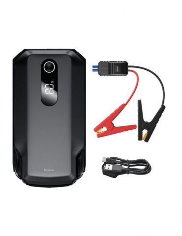 Starter auto baseus super energy max display led capacitate 20000mah/3.7v/74wh 2 x usb 5v/2.4a start-up voltage 12v motoare b Ba - Tik.ro