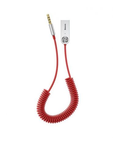 Adaptor bluetooth jack 3.5 baseus ba01 alimentare usb convertor audio wireless versiune 5.0 rosu caba01-09 (include tv 0.25le Ba - Tik.ro