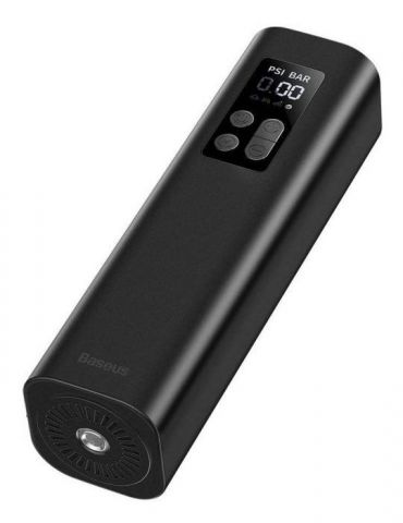 Compresor auto baseus super mini alimentare 12 v bricheta auto display led presiune maxima 3 bar negru crcq000001 (include ti Ba