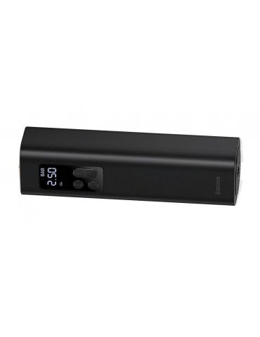 Compresor auto baseus super mini alimentare 12 v bricheta auto display led presiune maxima 3 bar negru crcq000001 (include ti Ba