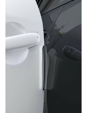 Protectie auto pentru usa baseus streamlined contine 4 bucati (2 benzi lungi si 2 benzi scurte) negru crfzt-01 - 695315629339 Ba
