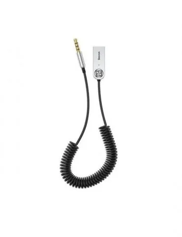 Adaptor bluetooth jack 3.5 baseus ba01 alimentare usb convertor audio wireless versiune 5.0 negru caba01-01 (include tv 0.18l Ba - Tik.ro