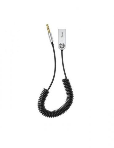 Adaptor bluetooth jack 3.5 baseus ba01 alimentare usb convertor audio wireless versiune 5.0 negru caba01-01 (include tv 0.18l Ba - Tik.ro
