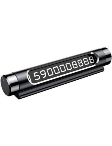 Suport dual numar de telefon parbriz baseus functie de inchidere si deschidere prin rotire full metalic noua seturi de numere Ba - Tik.ro