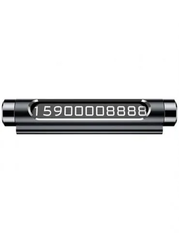 Suport numar de telefon parbriz baseus functie de inchidere si deschidere prin apasare sase seturi de numere incluse negru ac Ba - Tik.ro