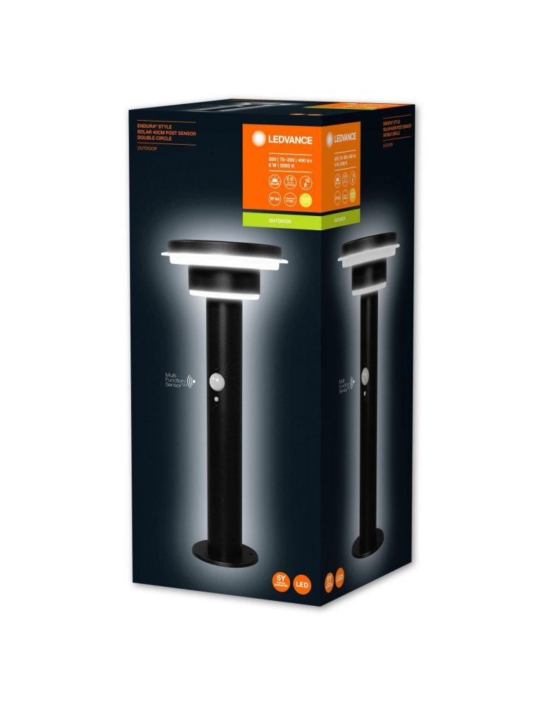 Stalp exterior osram led soclu integrat putere 6 w tip lumina alb calda 400 lumeni alimentare 3.2 v 000004058075392748 (inclu
