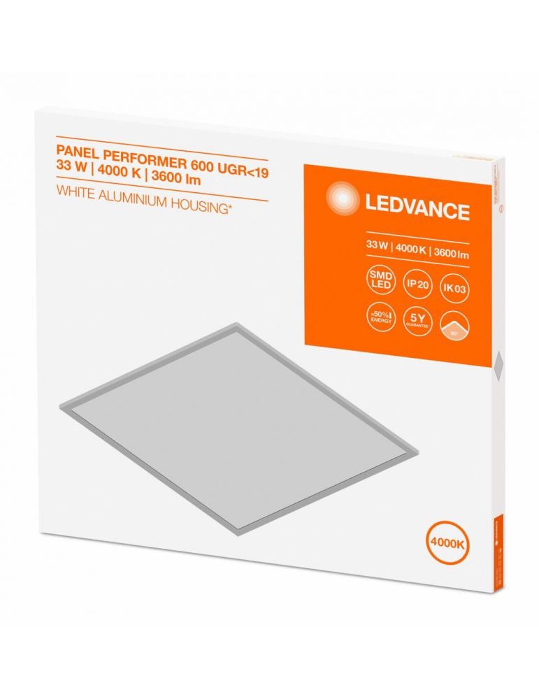 Panou led osram led soclu integrat putere 33 w tip lumina alb rece 3600 lumeni alimentare 220 - 230 v 000004058075225251 (inc