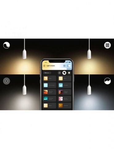 Pendul smart philips led soclu e27 putere 9 w tip lumina alb rece alb calda 806 lumeni alimentare 220 - 230 v 000008718696168 Ph