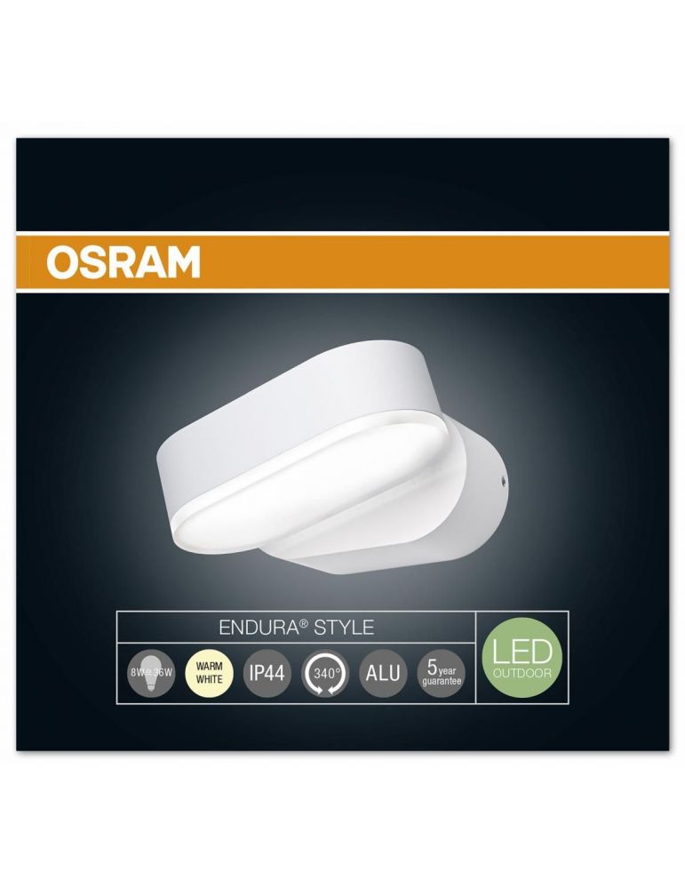 Aplica osram led soclu integrat putere 8 w tip lumina alb calda 410 lumeni alimentare 220 - 230 v 000004058075031555 (includ
