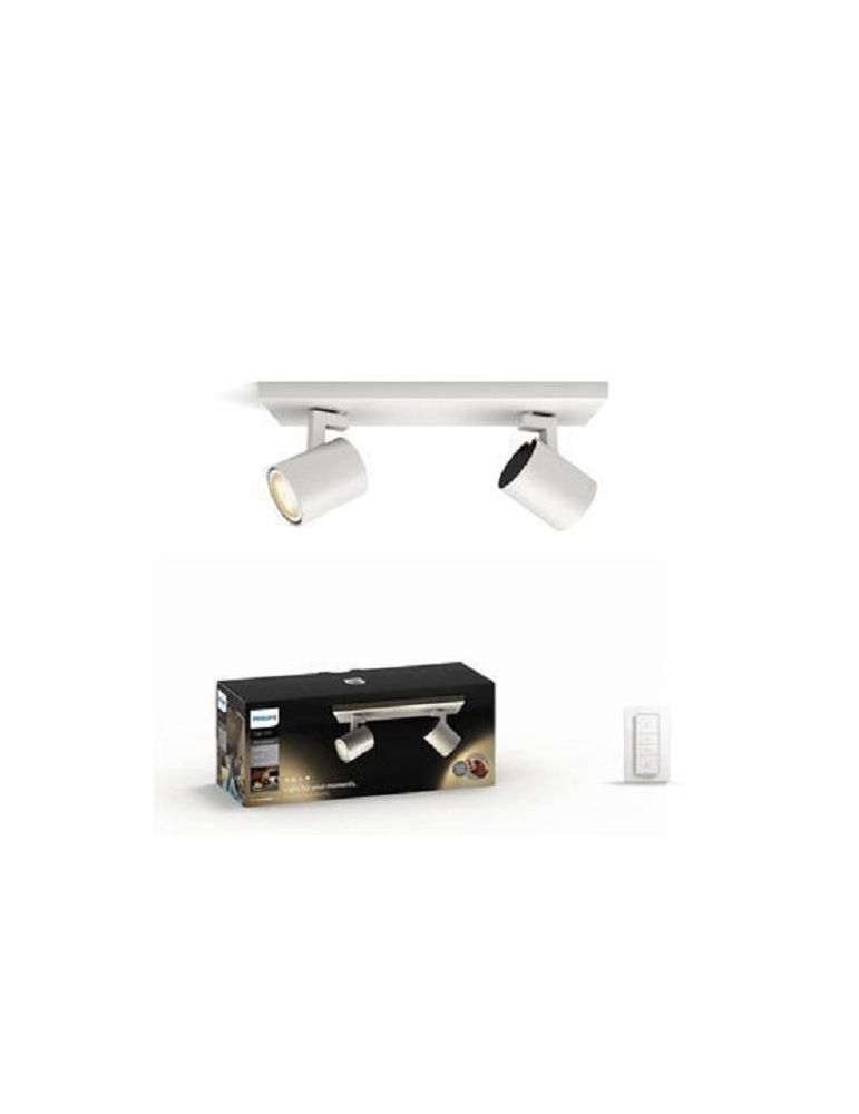 Aplica smart philips led soclu gu10 putere 5.5 w x 2 tip lumina alb 500 lumeni alimentare 220 - 230 v 000008718696159262 (inc