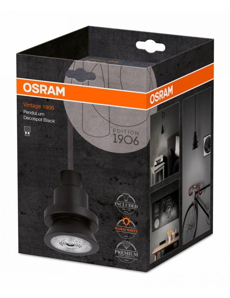 Lustra osram led soclu gu10 putere 6.1 w tip lumina alb calda 350 lumeni alimentare 220 - 230 v 000004058075073777 (include t