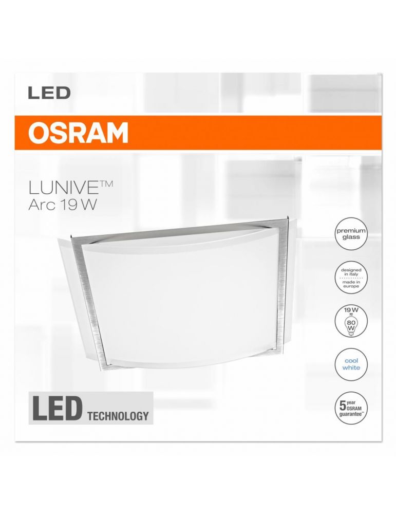 Panou led osram led soclu integrat putere 19 w tip lumina alb 1.200 lumeni alimentare 220 - 230 v 000004052899374638 (includ