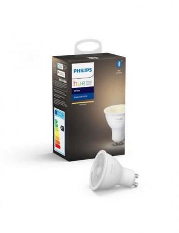 Spot incastrat smart led philips soclu gu10 putere 5.2w forma spot lumina alb alimentare 220 - 240 v 000008718699628697 (incl Ph