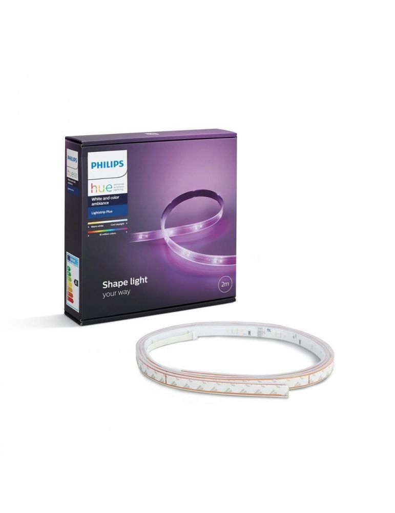 Banda led smart led philips soclu integrat forma banda lumina multicolora alimentare 220 - 240 v 000008718696129388 (include