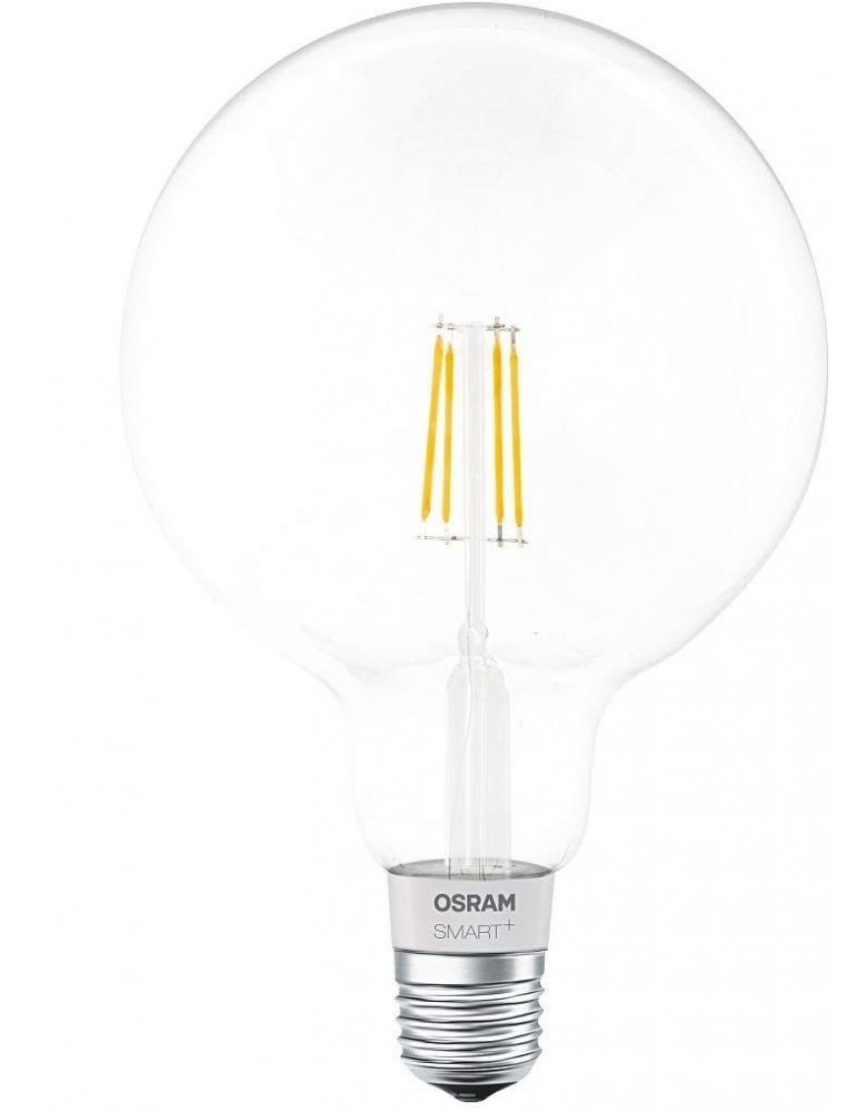 Bec smart led osram soclu e27 putere 5.5 w forma clasic lumina alb calda alimentare 220 - 230 v 4058075091108 (include tv 0.6