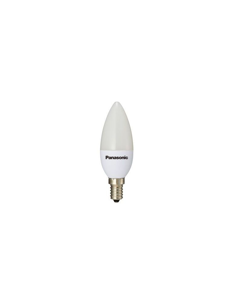 Set 5 becuri led panasonic soclu e14 putere 3.5w forma lumanare lumina alb calda alimentare 220 - 240 v ldahv5l27cfe142ep-5 (