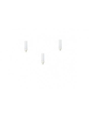 Set 3 becuri fluorescent panasonic soclu g24d-1 putere 13w forma liniar lumina alb rece alimentare 220 - 240 v fds13e40/2d-3  Pa