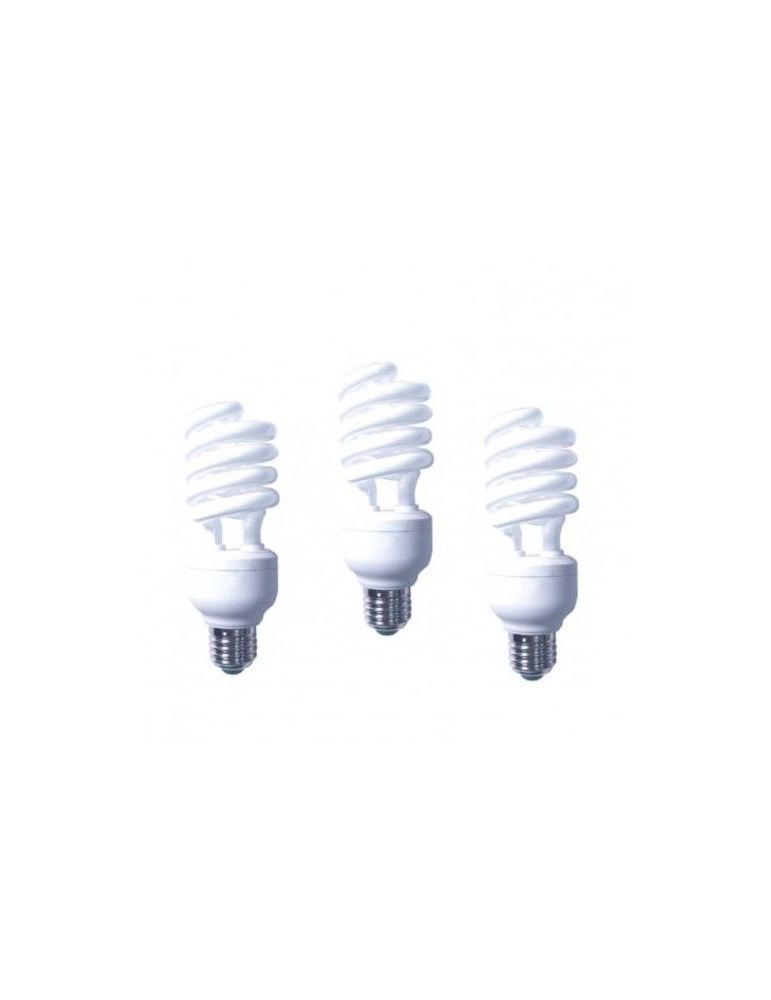 Set 3 becuri fluorescent panasonic soclu e27 putere 22w forma spirala lumina alb rece alimentare 220 - 240 v efd22e65hd3e-3 (