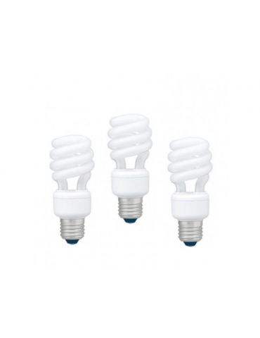 Set 3 becuri fluorescent panasonic soclu e27 putere 22w forma spirala lumina alb calda alimentare 220 - 240 v efd22e27hd3e-3  Pa - Tik.ro