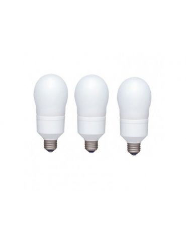 Set 3 becuri fluorescent panasonic soclu e27 putere 18w forma oval lumina alb rece alimentare 220 - 240 v efa18e65hd-3 (inclu Pa - Tik.ro