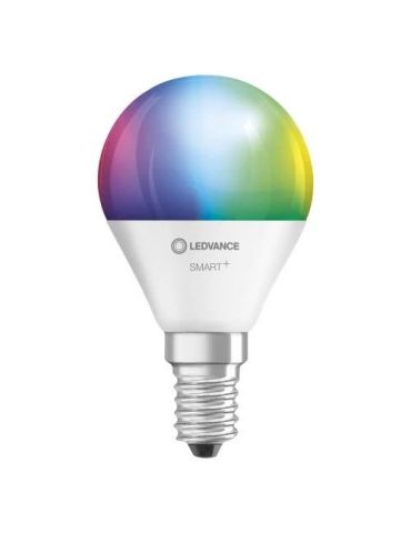 Bec smart led osram soclu e14 putere 5w forma sferic lumina multicolora alimentare 220 - 240 v 000004058075485631 (include tv Os