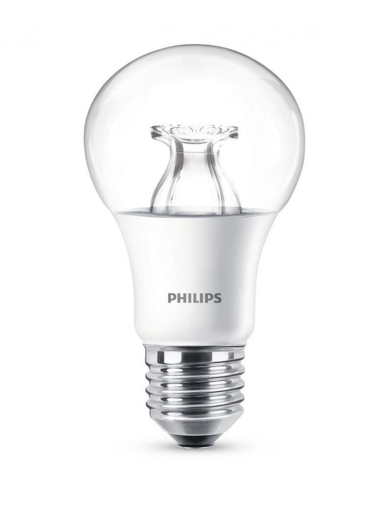Bec led philips soclu e27 putere 8.5w forma clasic lumina alb calda alimentare 220 - 240 v 000008718696572177 (include tv 0.6
