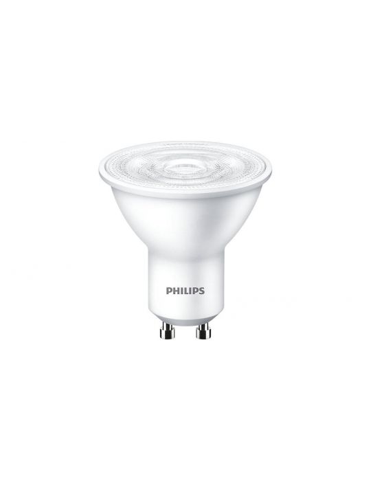 Set 3 spoturi incastrate led philips soclu gu10 putere 4.7w forma spot lumina alb calda alimentare 220 - 240 v 00000871869676 Ph