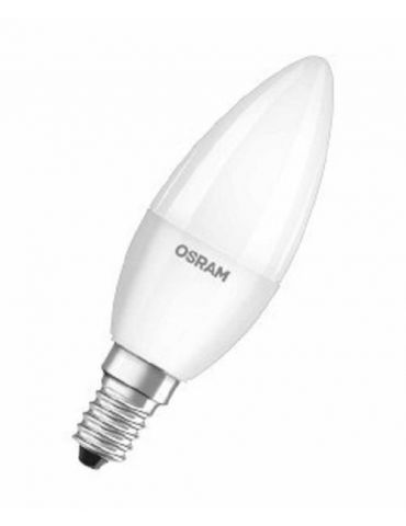 Bec led osram soclu e14 putere 5.5w forma lumanare lumina alb rece alimentare 220 - 240 v 000004052899971066 (include tv 0.60 Os