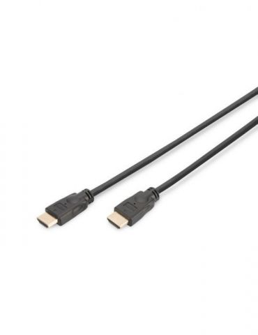 Digitus hdmi high speed connection cable type a m/m 3.0m w/ethernet ultra hd 60p gold bl dk-330123-030-s Digitus - 1