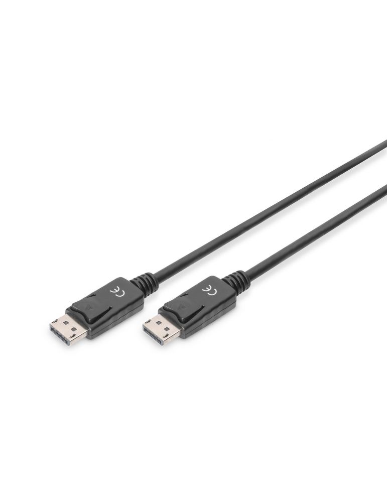 Digitus Assmann cable displayport 1m awg28 2xshielded black bulk m/m ak-340100-010-s