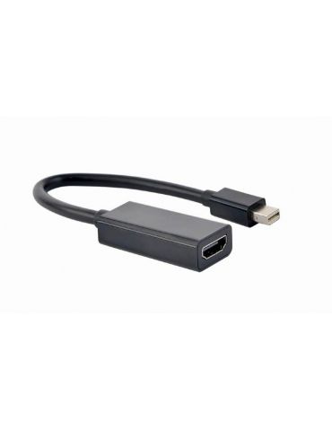 Adaptor video gembird mini-displayport (t) la hdmi (m) rezolutie maxima 4k (3840 x 2160) la 30hz black a-mdpm-hdmif4k-01 (inc Ge - Tik.ro