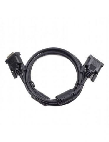 Cablu video gembird dvi-d dl (t) la dvi-d dl (t) 3m negru cc-dvi2-bk-10 (include tv 0.8lei) Gembird - 1
