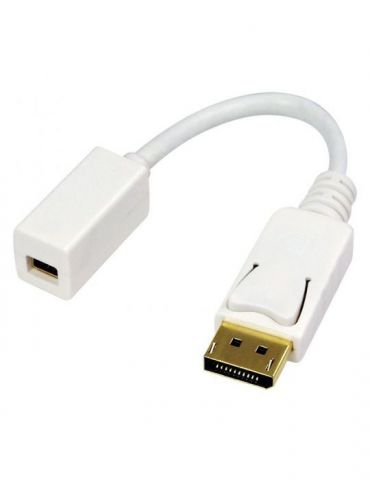 Cablu video logilink adaptor displayport (t) la mini-displayport (m) 10cm conectori auriti rezolutie maxima full hd (1920 x 1 Lo - Tik.ro