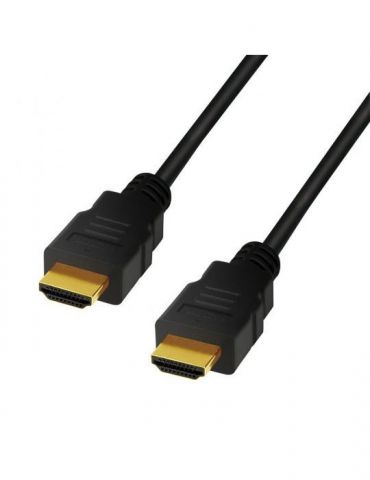 Cablu video logilink hdmi (t) la hdmi (t) 5m conectori auriti rezolutie maxima 8k (7680 x 4320) la 60 hz negru ch0080 (includ Lo - Tik.ro