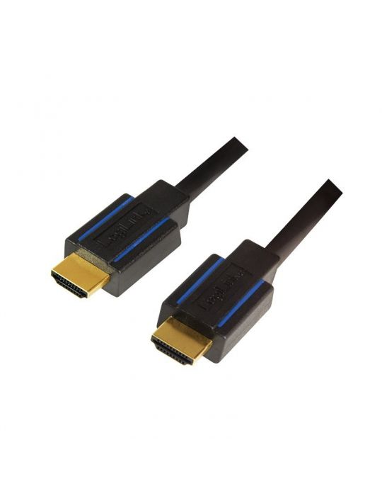Cablu video logilink hdmi (t) la hdmi (t) 7.5m premium conectori auriti rezolutie maxima 4k uhd (3840 x 2160) la 30 hz ver. 2 Lo