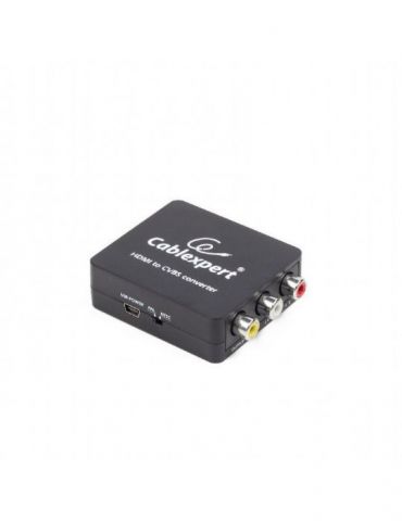 Adaptor video gembird splitter hdmi (m) la composite video + audio l/r (m) x 2 rezolutie maxima full hd (1920 x 1080) la 60hz Ge