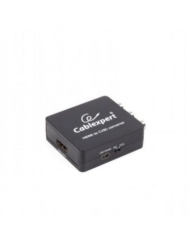 Adaptor video gembird splitter hdmi (m) la composite video + audio l/r (m) x 2 rezolutie maxima full hd (1920 x 1080) la 60hz Ge