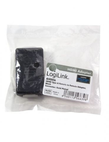 Repeater semnal logilink hdmi (m) la hdmi (m) extindere semnal negru ah0006 (include tv 0.06 lei) Logilink - 1