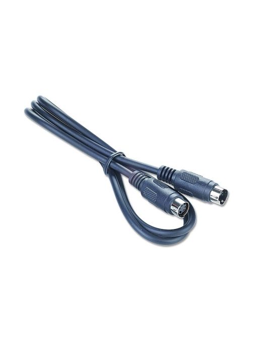 Cablu video gembird adaptor s-video (t) la s-video (m) 1.8m negru ccv-513 (include tv 0.06 lei) Gembird - 1