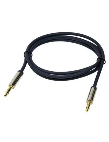 Cablu audio logilink stereo (3.5 mm jack t/t) 1.5m conectori auriti albastru ca10150 (include tv 0.06 lei) Logilink - 1 - Tik.ro