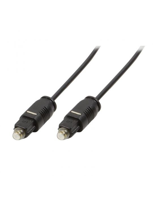 Cablu audio logilink toslink optic (t/t)(pt. conexiune optica intre blu-ray si echipamentul audio) 0.5m black ca1005 (include Lo