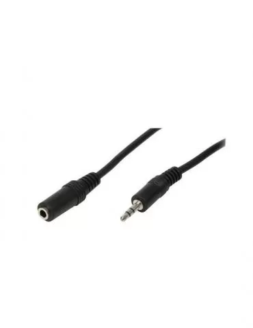 Cablu audio logilink prelungitor stereo (3.5 mm jack m/t) 10m negru ca1056 (include tv 0.8lei) Logilink - 1 - Tik.ro