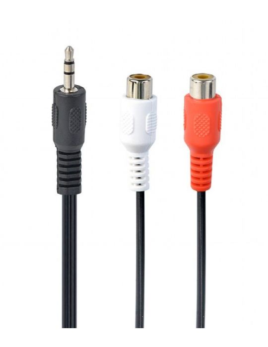 Cablu audio gembird splitter (3.5 jack to 2 x stereo socket) 20cm cca-406 (include tv 0.06 lei) Gembird - 1