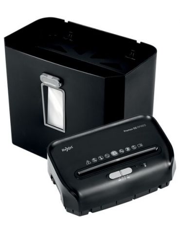 Distrugator manual documente rexel promax qs  rpx612   6 coli p4 cross-cut (tip confeti) cos  12 litri negru 2104579eu (inclu Re