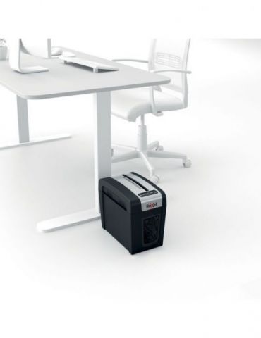 Distrugator manual documente rexel secure mc3 slim  3 coli p5 micro-cut (tip particule) cos  10 litri negru-argintiu 2020131e Re