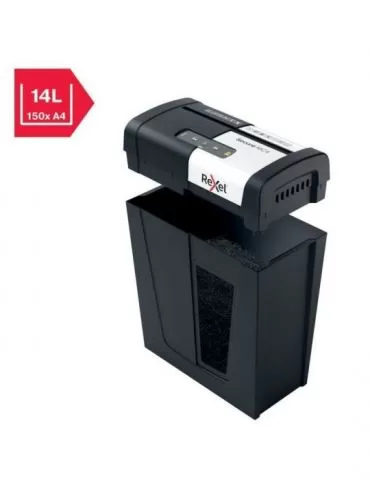 Distrugator manual documente rexel secure mc4  4 coli p5 micro-cut (tip particule) cos  14 litri negru-argintiu 2020129eu (in Re - Tik.ro