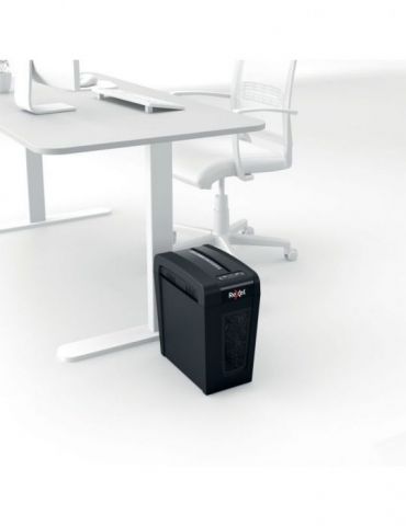Distrugator manual documente rexel secure   x8 slim   8 coli p4 cross-cut (tip confeti) cos  14 litri negru 2020126eu (includ Re
