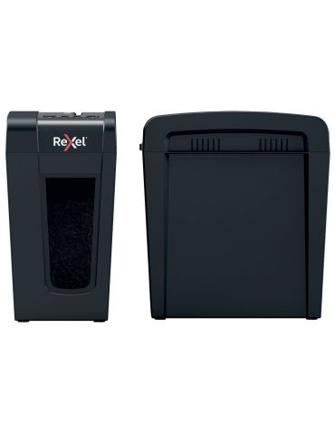 Distrugator manual documente rexel secure   x8 slim   8 coli p4 cross-cut (tip confeti) cos  14 litri negru 2020126eu (includ Re